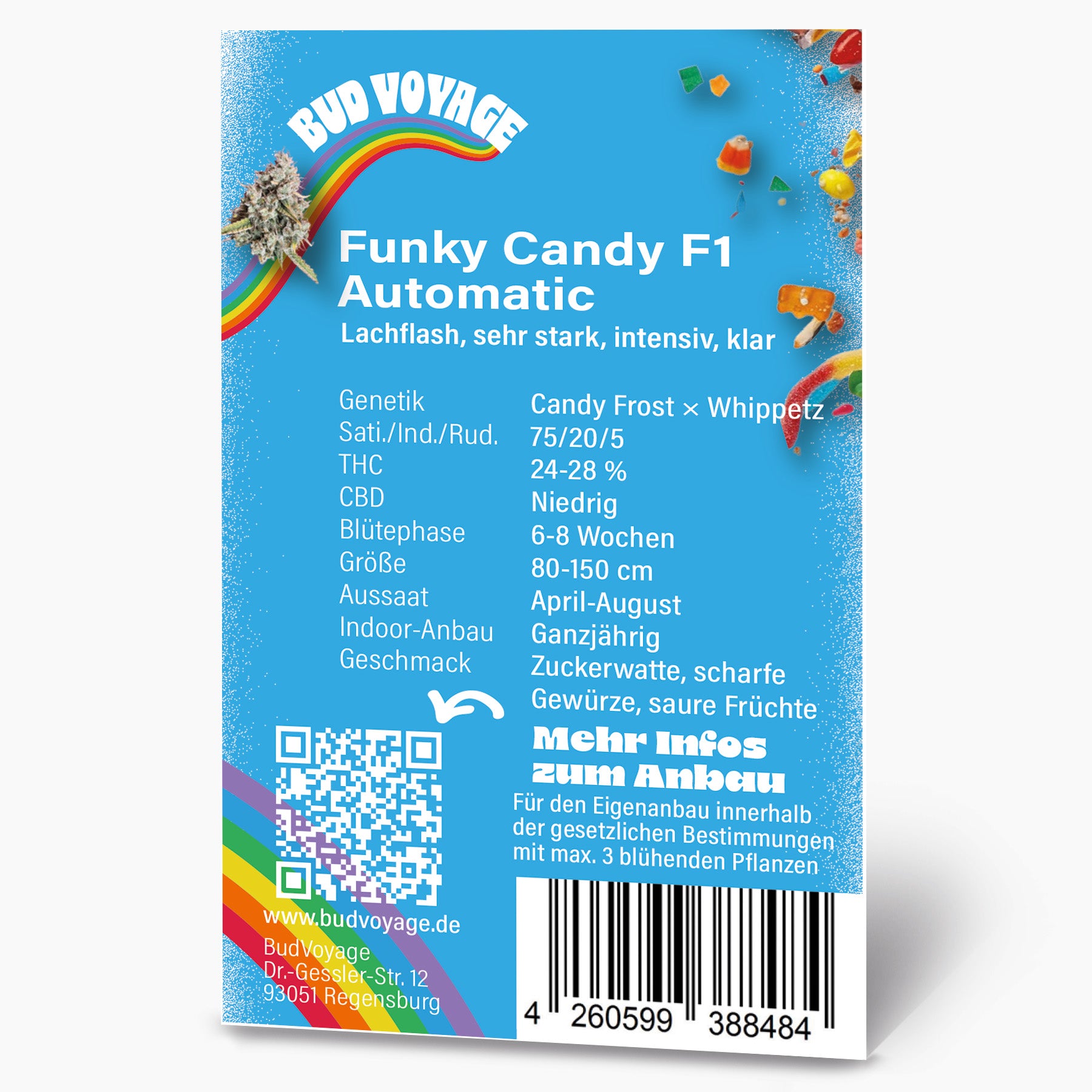 Funky Candy Auto Hanfsamen von BudVoyage