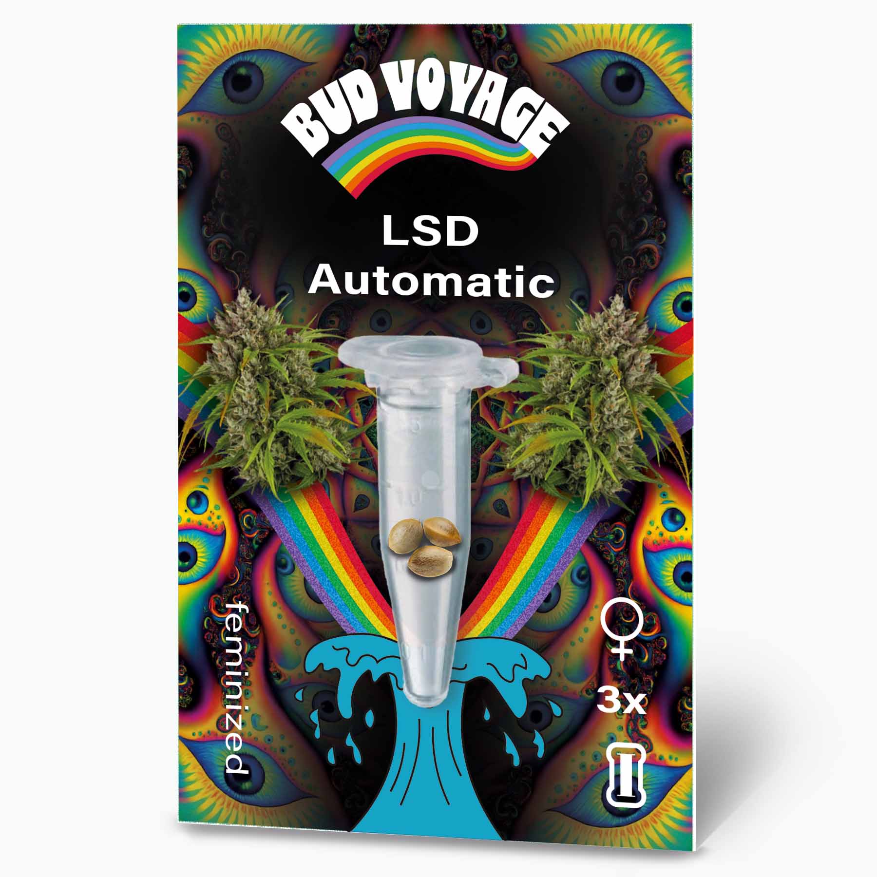 Hanfsamen BudVoyage LSD Auto (überwältigend, euphorisch, entspannend)