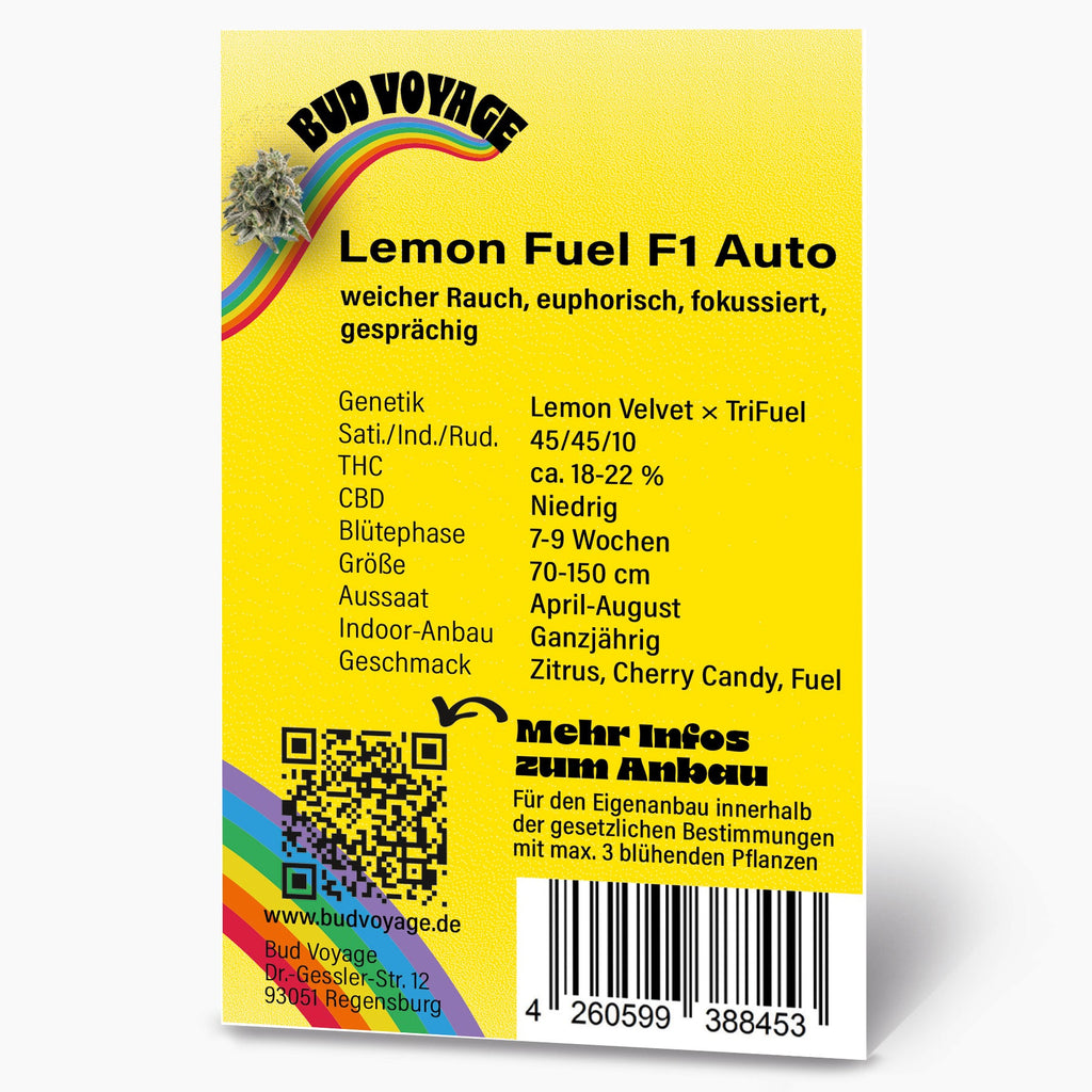 Lemon Fuel F1 Automatik Hanfsamen von BudVoyage