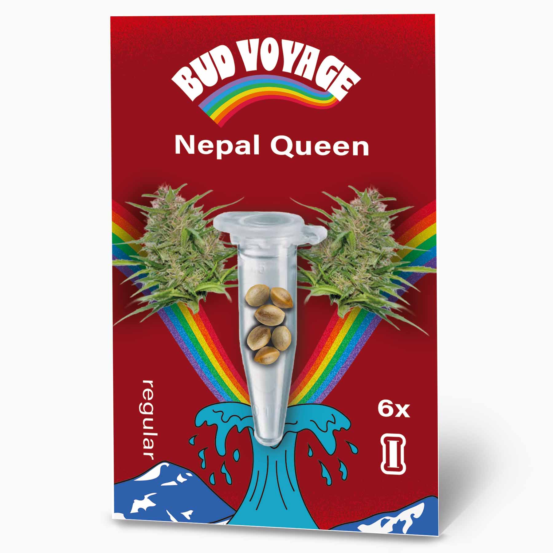 Hanfsamen Nepal Queen Regular von BudVoyage - LIMITIERT (Schimmel- & kälteresistent, beruhigend)