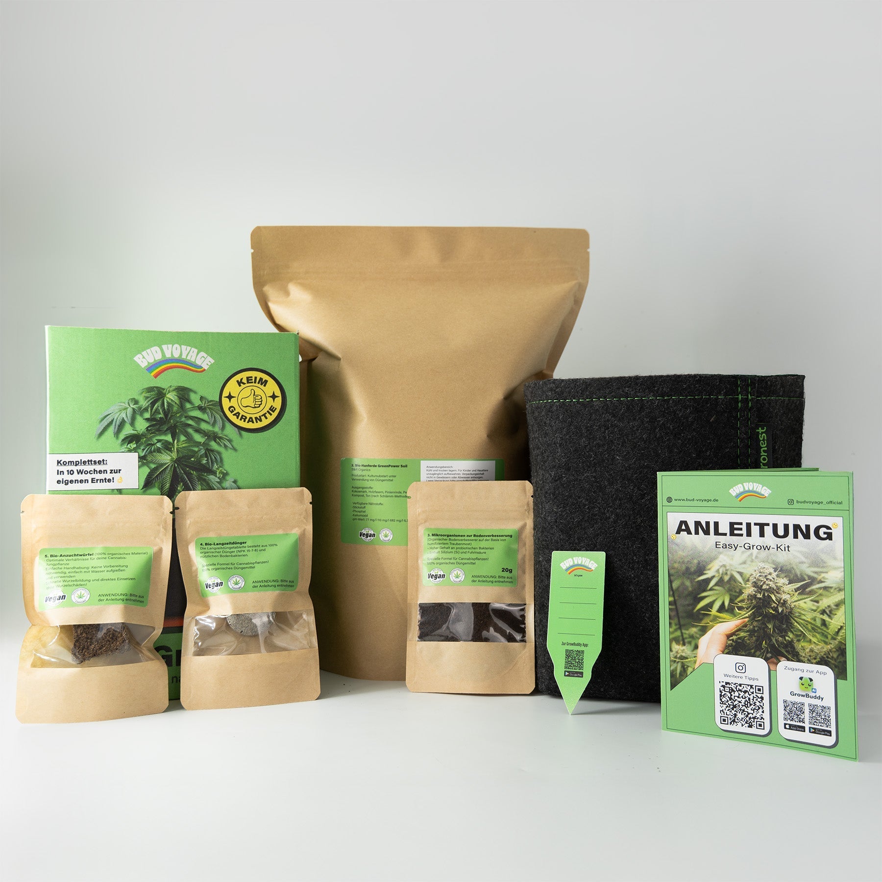 Easy - Growkit BudVoyage - komplettes Growset speziell für Automatics - perfekt für Anfänger! - Bud Voyage
